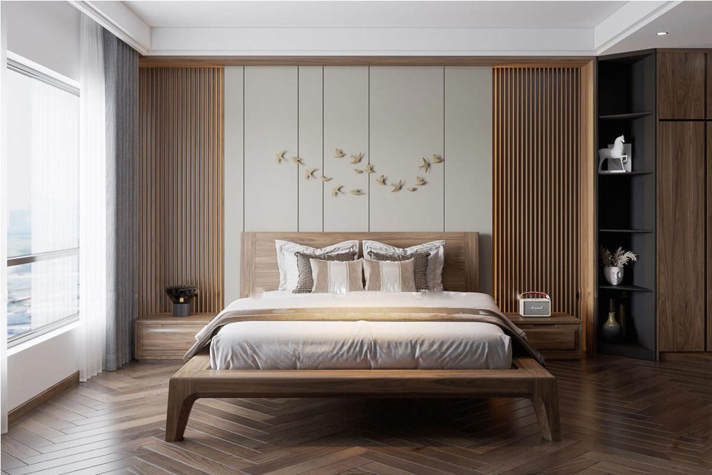 Phòng ngủ phong cách tối giản