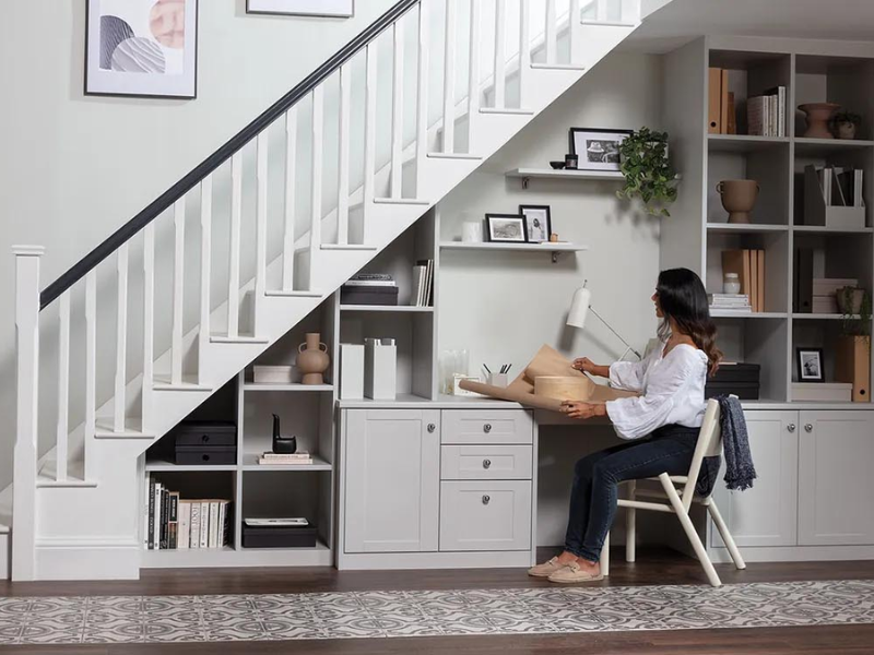 mẫu tủ liền bàn