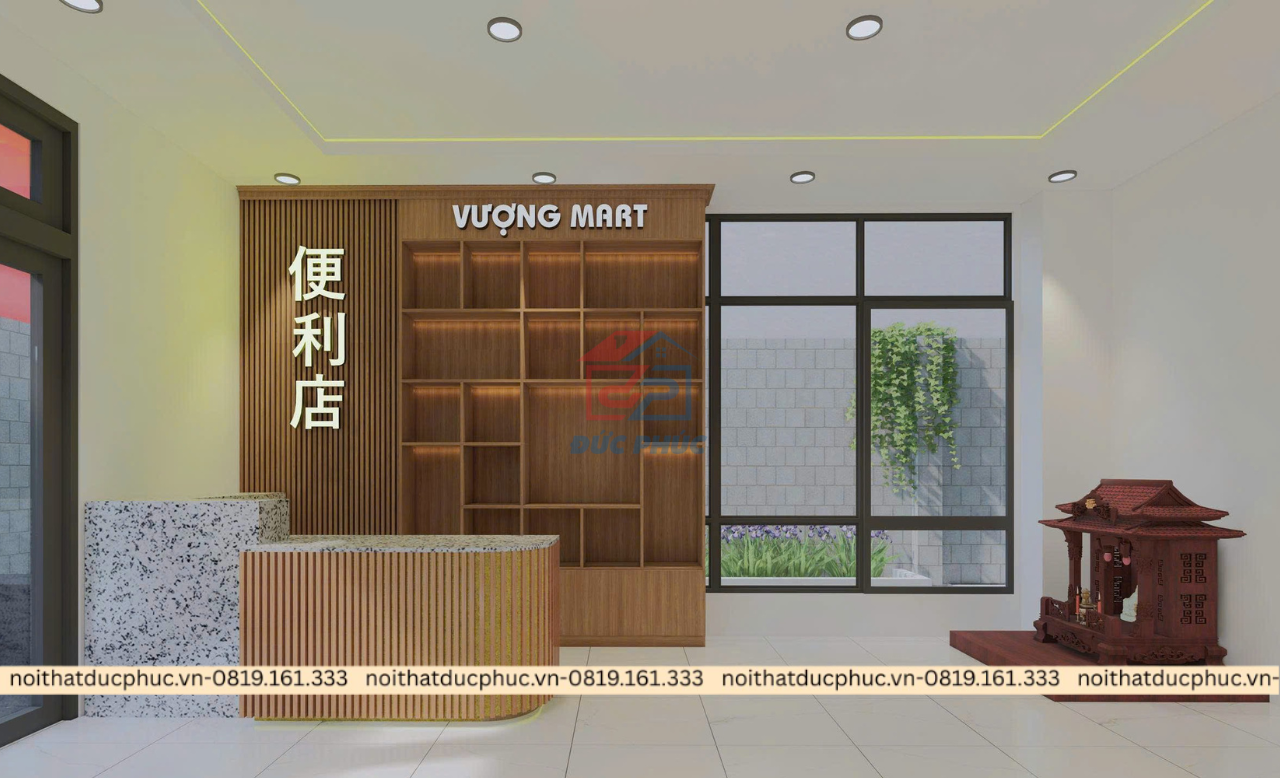 thiết kế siêu thị