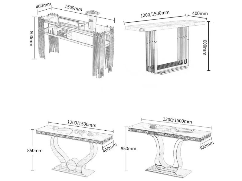 Bàn console table