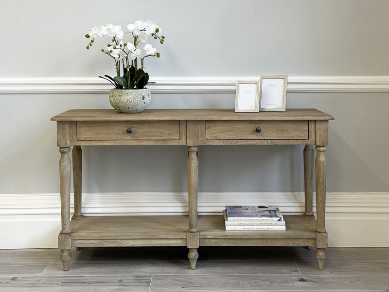 Bàn console gỗ