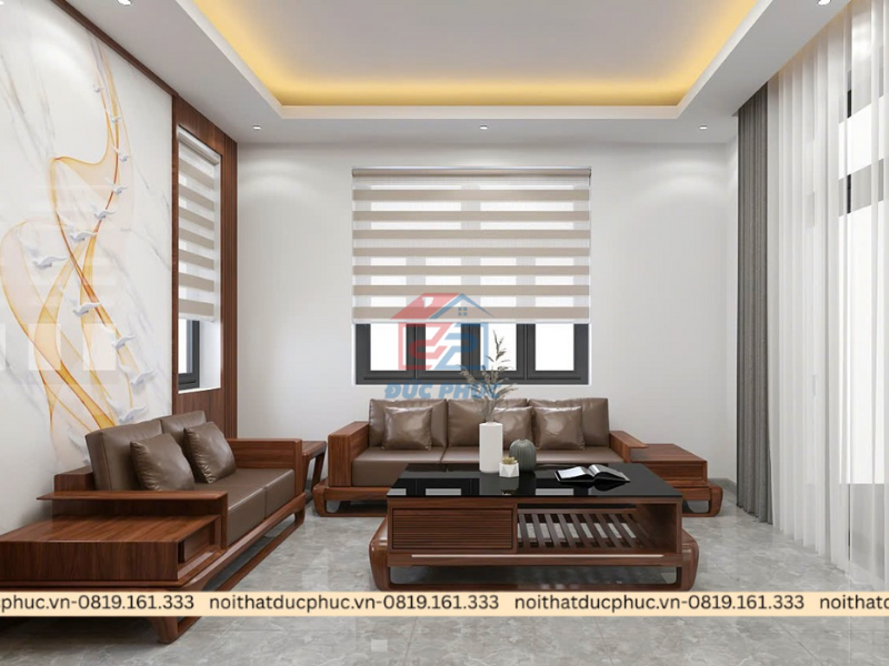 phòng khách tối giản