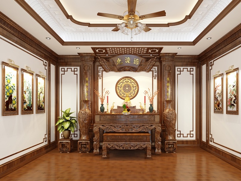 Sắp xếp bàn thờ
